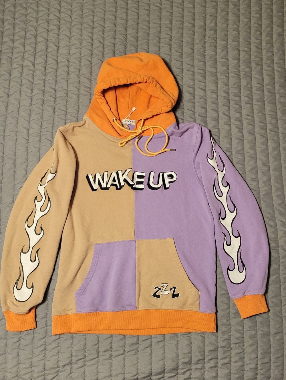 Designer Marko Terzo Limited Drop Don't Sleep Brand Wake Up Colorblock Hoodie